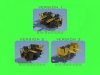 Master SM-350-095 USN 40 mm/56 Bofors quadruple mount ver.3 / with Mk-51 director - (resin, PE and turned parts) - (6pcs) 1:350