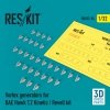 RESKIT RSU32-0084 VORTEX GENERATORS FOR BAE HAWK T.2 KINETIC / REVELL KIT (3D PRINTED) 1/32