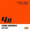 AK Interactive AK1507 DUAL EXO 4A – PURE ORANGE 60ML
