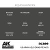 AK Interactive RC899 US Army Helo Drab FS 34031 17 ml