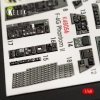KELIK K48056 F-4G INTERIOR 3D DECALS FOR MENG KIT 1/48
