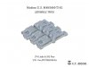 E.T. Model P35-070 Modern U.S. M48/M60 T142 Workable Track ( 3D Printed ) 1/35