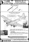 Master AM-48-138 Boeing B-17 Flying Fortress Machine gun barrels set (1:48)