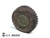 E.T. Model ER35-041 Modern U.S. M1070 Truck Tractor Weighted Road Wheels For HOBBYBOSS 85502 1/35