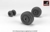 Armory Models AW32307 F-4 Phantom-II wheels w/ weighted tires, mid 1/32