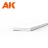 AK Interactive AK6510 STRIPS 0.50 X 3.00 X 350MM – STYRENE STRIP – (10 UNITS)