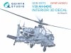 Quinta Studio QDS35073 AH-64D/E 3D-Printed & coloured Interior on decal paper (Meng) (small version) 1/35