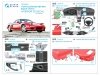 Quinta Studio QD24007 Acura-Honda NSX NA1 Export version 3D-Printed & coloured Interior on decal paper (Tamiya) 1/24