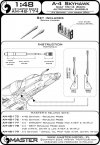 Master AM-48-174 A-4 Skyhawk - lufy działek 20mm Colt Mk12 1/48