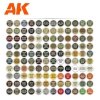 AK Interactive AK11705 THE BEST 120 COLORS FOR AFV