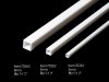 Tamiya 70261 Plastic Beams 3mm Square Tube (5pcs.)