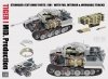 Rye Field Model 5100 TIGER I MID.Production STANDARD/CUT AWAY PARTS 2 IN 1 WITH FULL INTERIOR&WORKABLE TRACKS 1/35