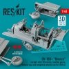 RESKIT RSU48-0329 OV-10D+ BRONCO COCKPIT WITH 3D DECALS, LANDING GEARS, WHEELS BAY AND WEIGHTED WHEELS SET FOR ICM KIT (3D PRINTED) 1/48
