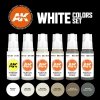 AK Interactive AK11609 WHITE COLORS SET 6x17 ml