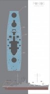 Pontos 35025WD1 USS BB-59 Massachusetts Wooden Deck set (1:350)
