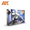 AK Interactive AK11609 WHITE COLORS SET 6x17 ml
