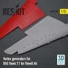 RESKIT RSU32-0082 VORTEX GENERATORS FOR BAE HAWK T.1 FOR REVELL KIT (3D PRINTED) 1/32