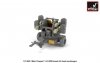 Armory Models 72239 M45 Quadmount, US WWII 4x 12.7mm M2HB Turret on M20 trailer 1/72
