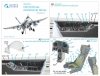 Quinta Studio QD32109 F/A-18C Late 3D-Printed & coloured Interior on decal paper (Academy) 1/32