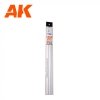 AK Interactive AK6562 ANGLE 4.0 X 4.0 X 350MM – STYRENE ANGLE – (3 UNITS)