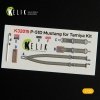 KELIK K32015 P-51D MUSTANG - INTERIOR 3D DECAL FOR TAMIYA KIT 1/32