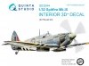 Quinta Studio QD32044 Spitfire Mk. IX 3D-Printed & coloured Interior on decal paper (for Revell kit) 1/32