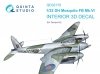 Quinta Studio QD32170 DH Mosquito FB Mk.VI 3D-Printed & coloured Interior on decal paper (Tamiya) 1/32