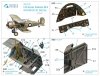 Quinta Studio QD32135 Gloster Gladiator Mk II 3D-Printed & coloured Interior on decal paper (ICM) 1/32