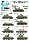 Star Decals 35-C1224 Red Army OT-34 Flame tanks 1/35