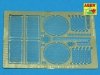 Aber 35G02 Grilles for german tank PzKpfw V Ausf.G/F Panther (Sd.Kfz.181) (1:35)