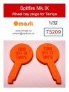 Omask 73209 Spitfire Mk.IX wheel bay plugs (for Tamiya) 1/32