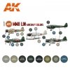 AK Interactive AK11737 WWII IJN AIRCRAFT COLORS 8x17 ml