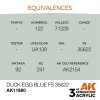 AK Interactive AK11880 DUCK EGG BLUE FS 35622 – AIR 17 ml