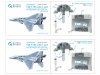 Quinta Studio QDS-48598 F-15C Late/F-15J Late 3D-Printed & coloured Interior on decal paper (Hasegawa) (Small version) 1/48