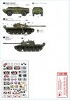 Star Decals 72-A1104 Tanks & AFVs in Cuba # 2. T-34/85, IS-2M, T-54A, T-55, T-55A, T-62A, ZSU-57-2, BRDM-2 (9P122). 1/72