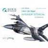 Quinta Studio QD48035 F-16С 3D-Printed & coloured Interior on decal paper (for Hasegawa kit) 1/48