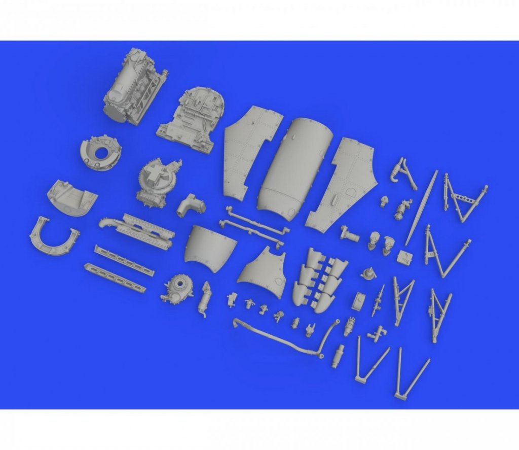 Eduard 648582 Spitfire Mk. I engine for Eduard 1 48 Eduard scale 1