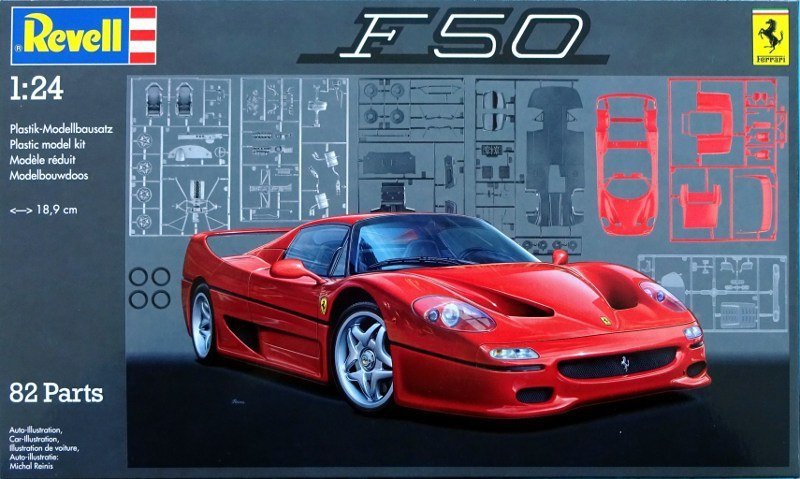 Revell ferrari f50 hot sale