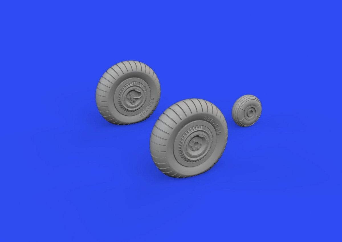 Eduard 648821 Yak-9D wheels ZVEZDA 1 48 - Eduard - scale 1 48