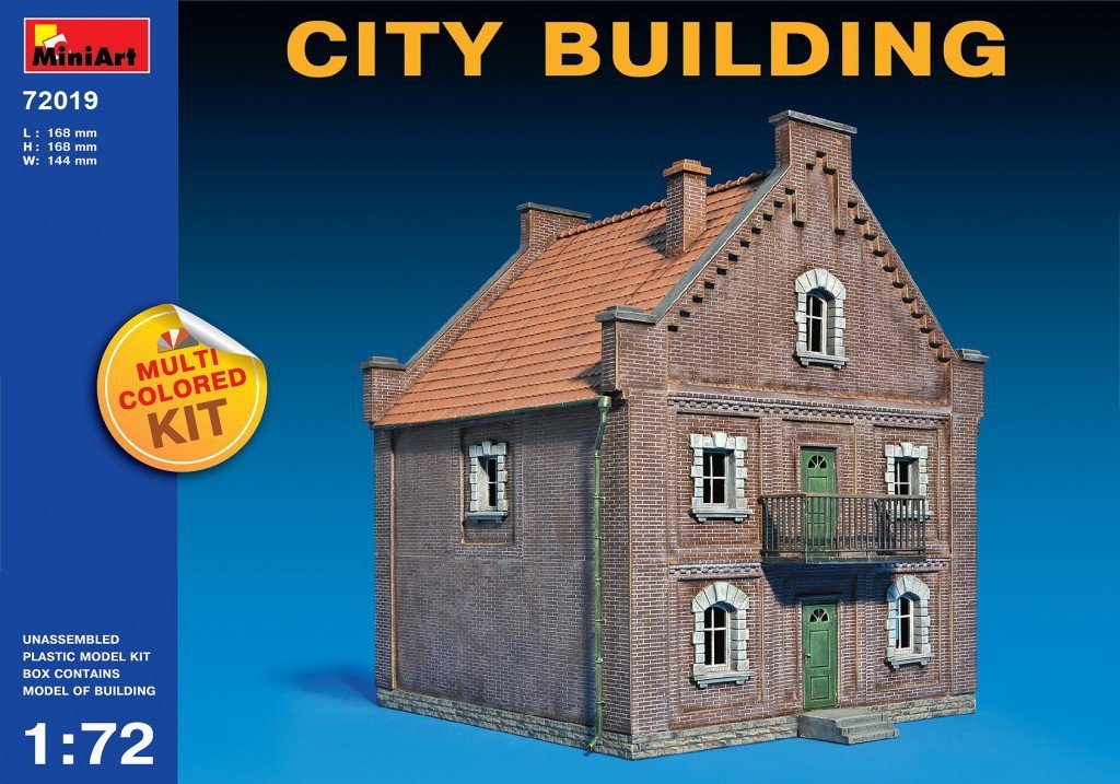 MiniArt 72019 CITY BUILDING 1 72 Sceneries buildings Diorama