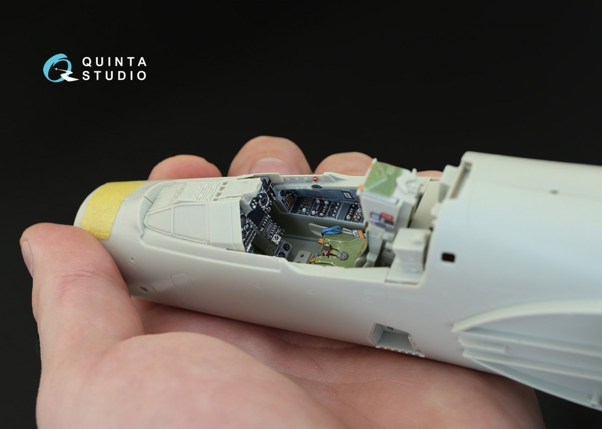 Intérieur Imprimé 3D Coloré Quinta Studio 1/32 – Mirage 2000-5 (pour Kitty Hawk)