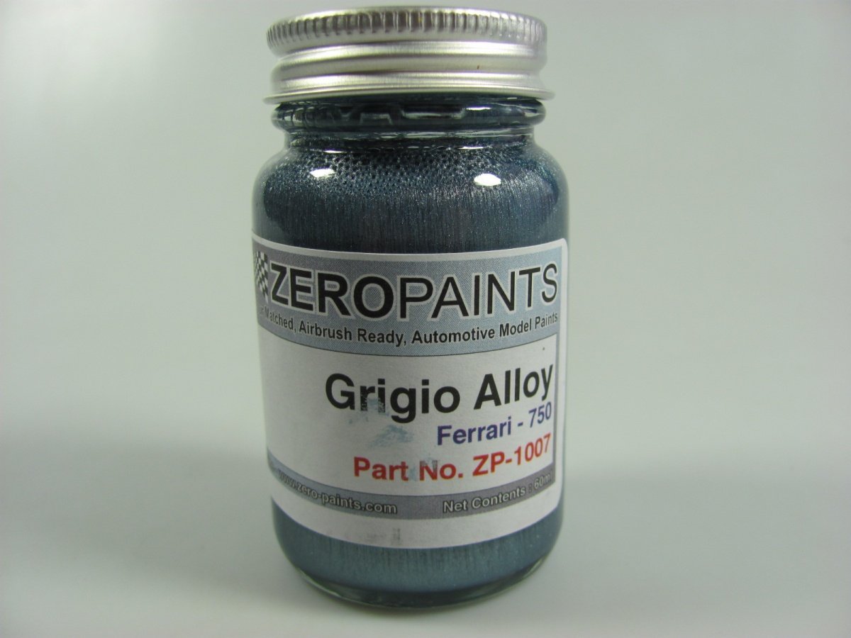Zero Paints ZP1007750 Grigio Alloy for Ferrari 60ml Colour Matched