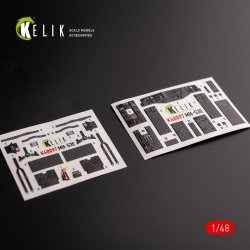 KELIK K48097 MH-53 Sea Dragon - interior 3D decals for Academy kit 1/48 