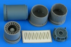Aires 4949 Mitsubishi F-2A/B exhaust nozzle - opened for HASEGAWA 1/48 