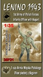 Toro 35F21 Lenino 1943 - 1-sza Armia Wojska Polskiego - Oficer piechoty z Naganem 1/35 