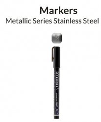 Gaahleri 45121 Metallic Series Marker Stainless Steel 