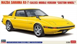 Hasegawa 20798 Mazda Savanna RX-7 (SA22C) Middle Version Custom Wheel 1/24 