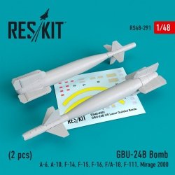 RESKIT RS48-0291 GBU-24B BOMBS (2 PCS) 1/48 