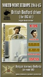 Toro 35F55 NWE 1944-45 - Brytyjski kierowca Bedforda Do modeli firmy IBG 1/35 