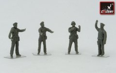 Armory Models F7217 Soviet Quadruple Maxim AA gun marines crew (WWII) 1/72